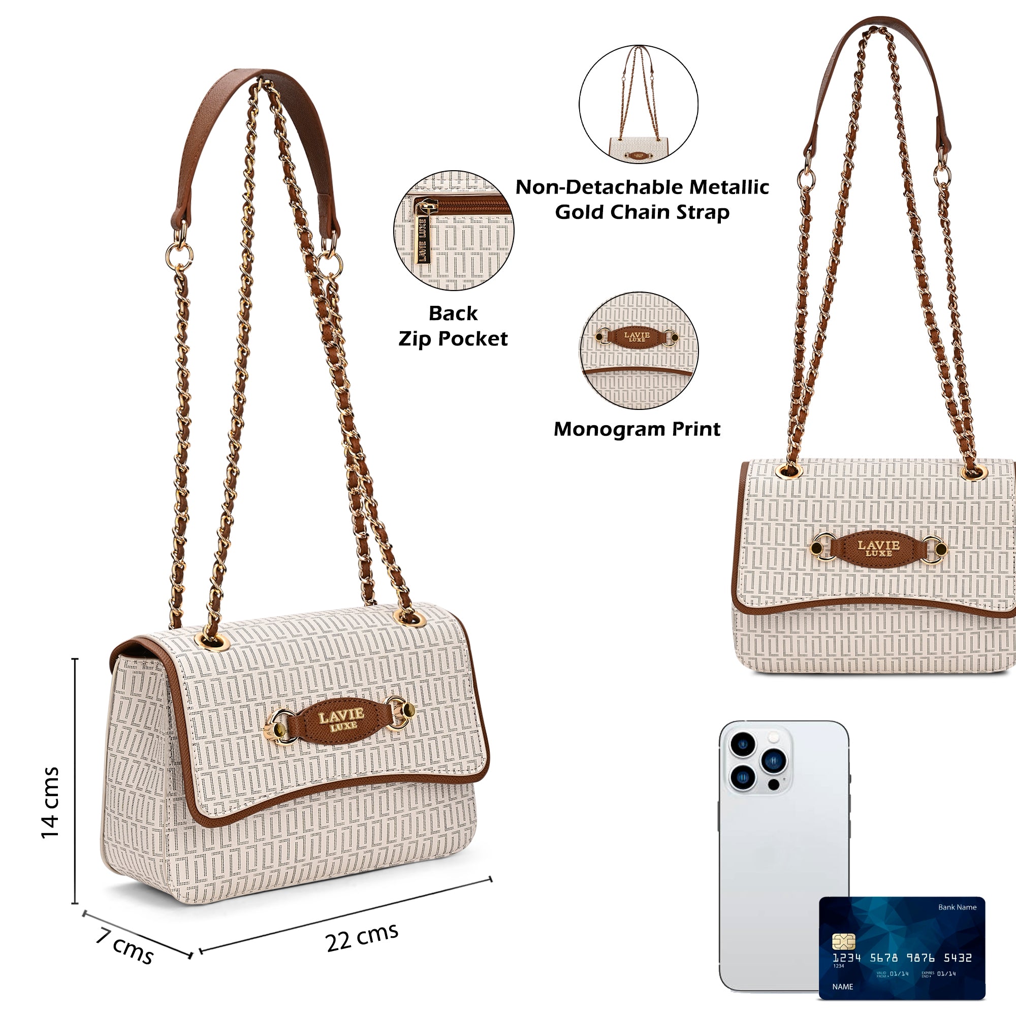 Lx Mono Jess26 Sb Ladies Handbag
