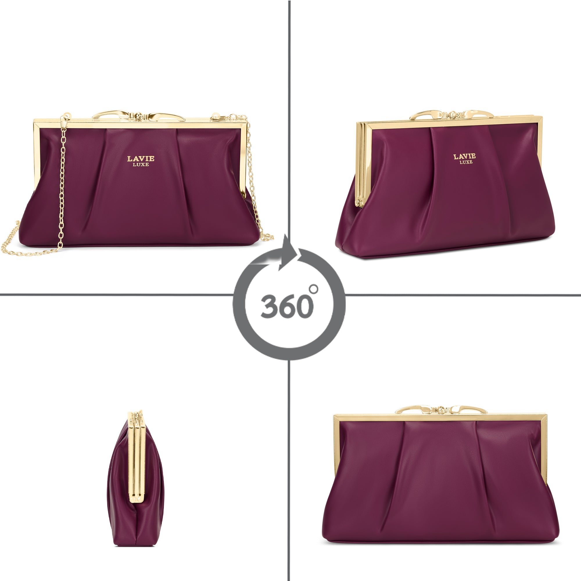Pleato 2Compartment Frame Sling Bag