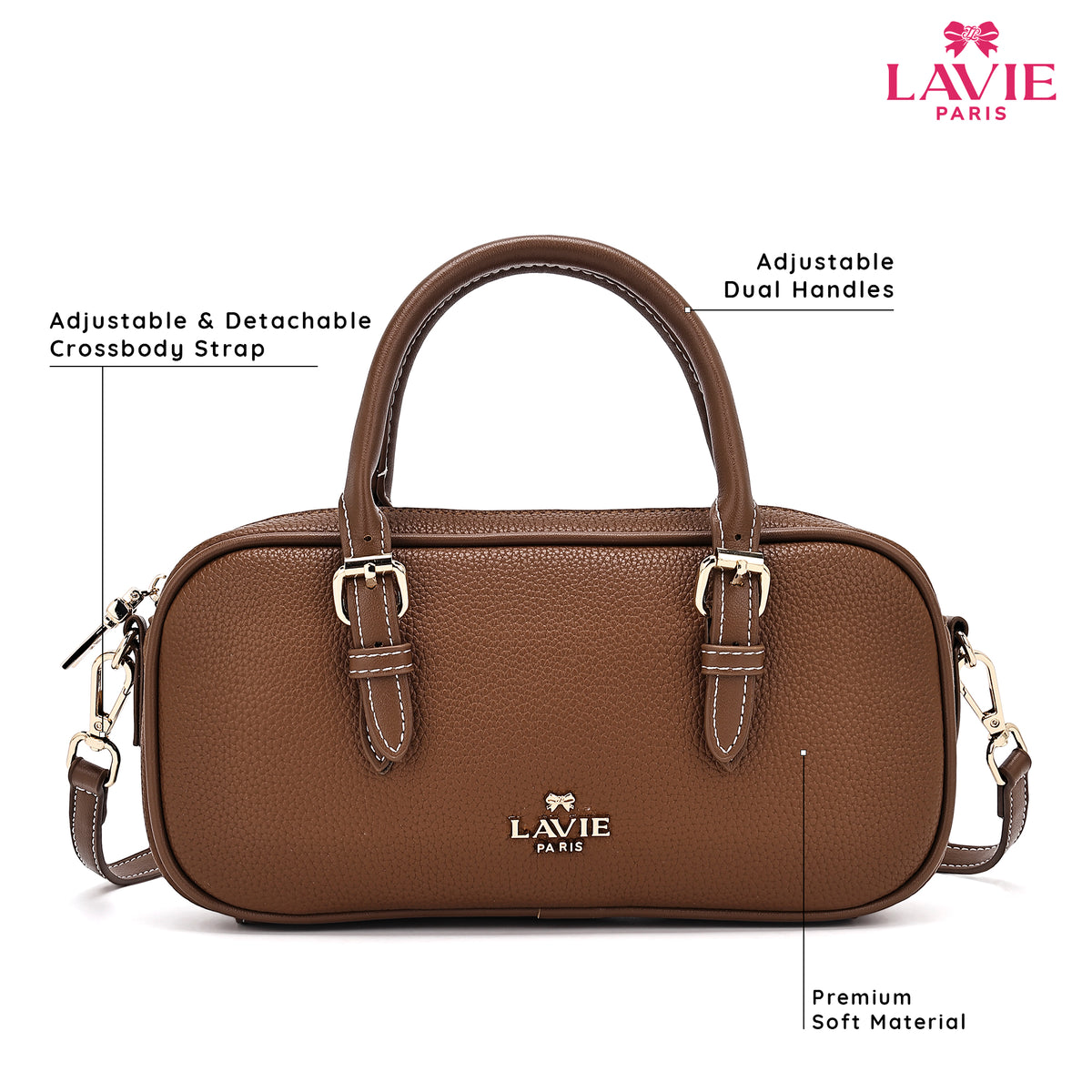 Soft Suzi Crossbody Small Tan Sling Bag