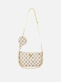 Florida 2 Compartment Small Off White Sling Bag