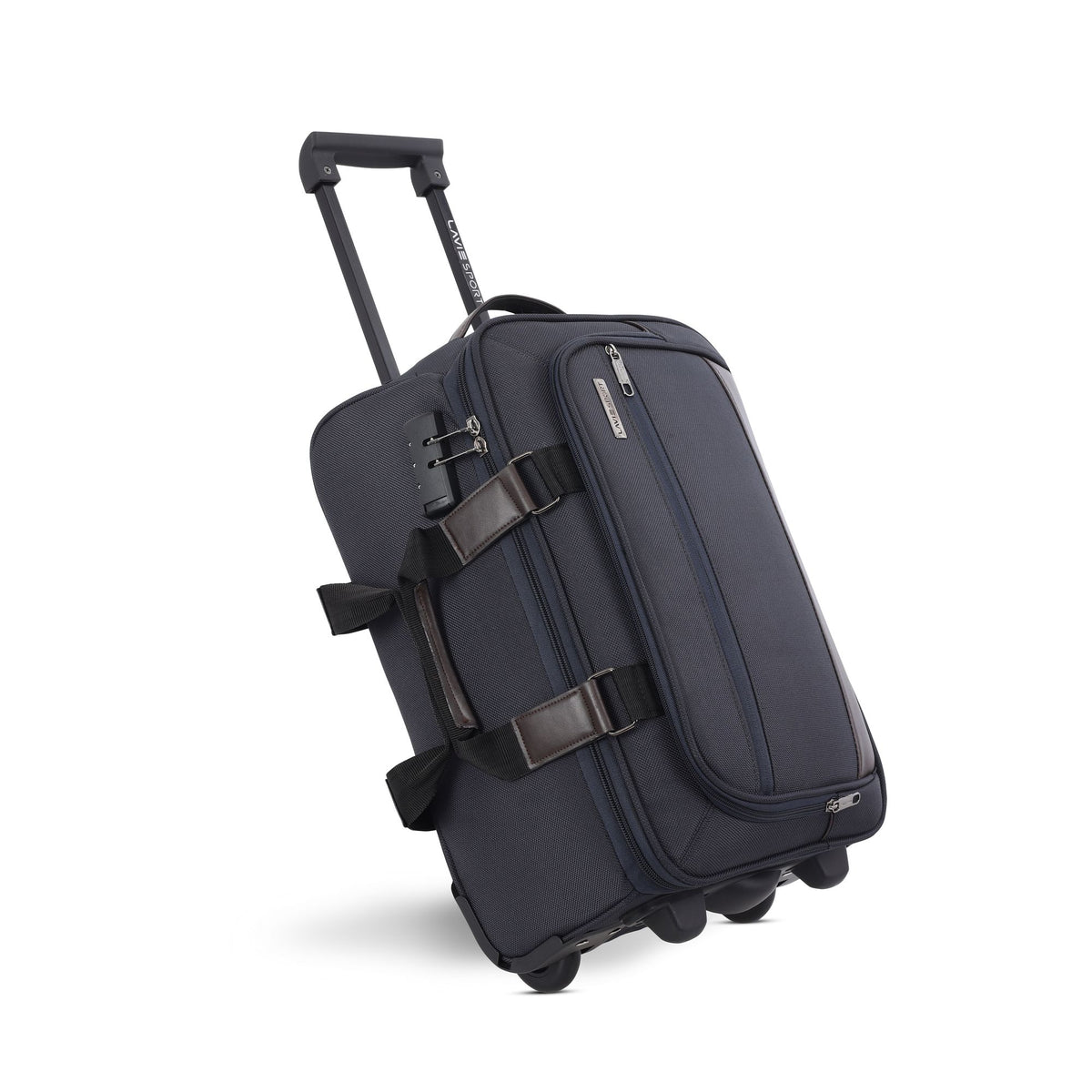 Matrix Wheel Duffle Bag Laptop Compatible Combi Lock C.Blue/Choco