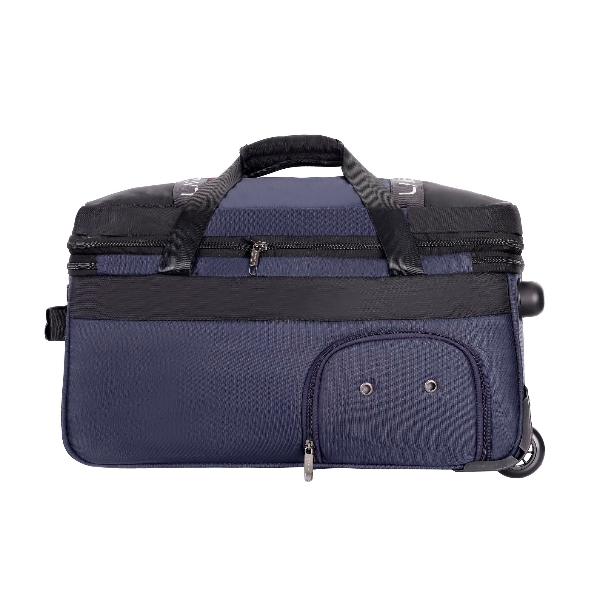 Apollo Wheel Duffle Trolley Bag Black/Navy
