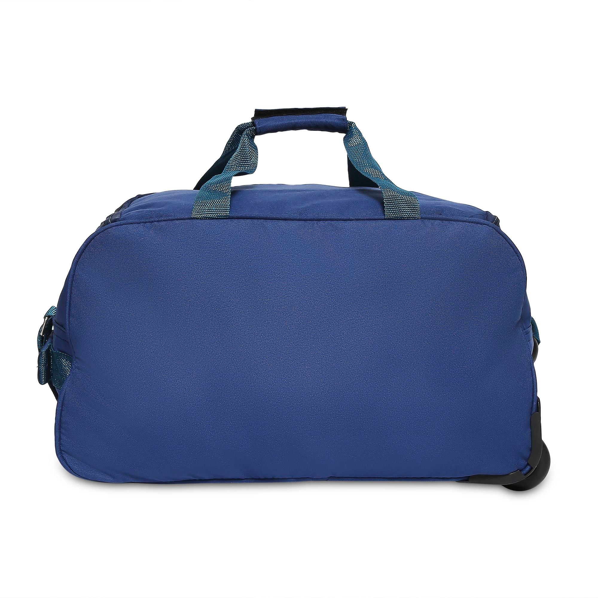 Antitheft Axle Wheel Duffle Bag Navy