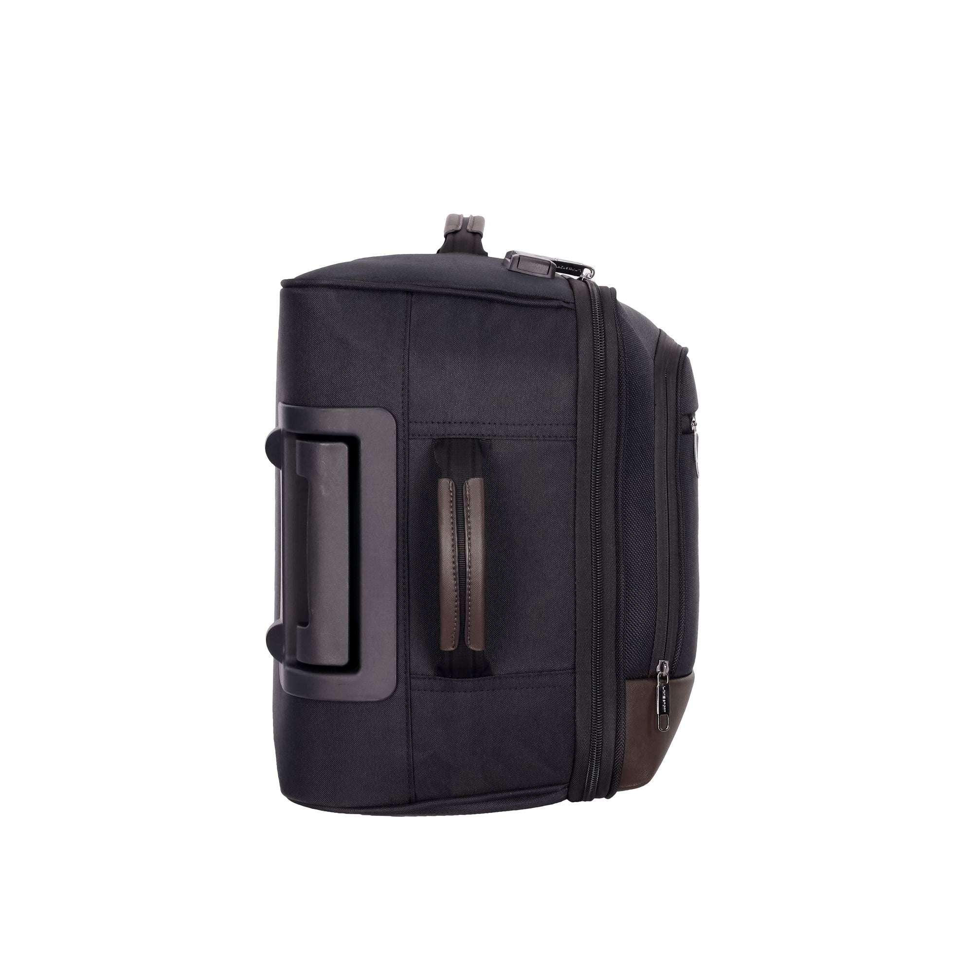 Pyramid Wheel Duffle Trolley Bag Black/Choco
