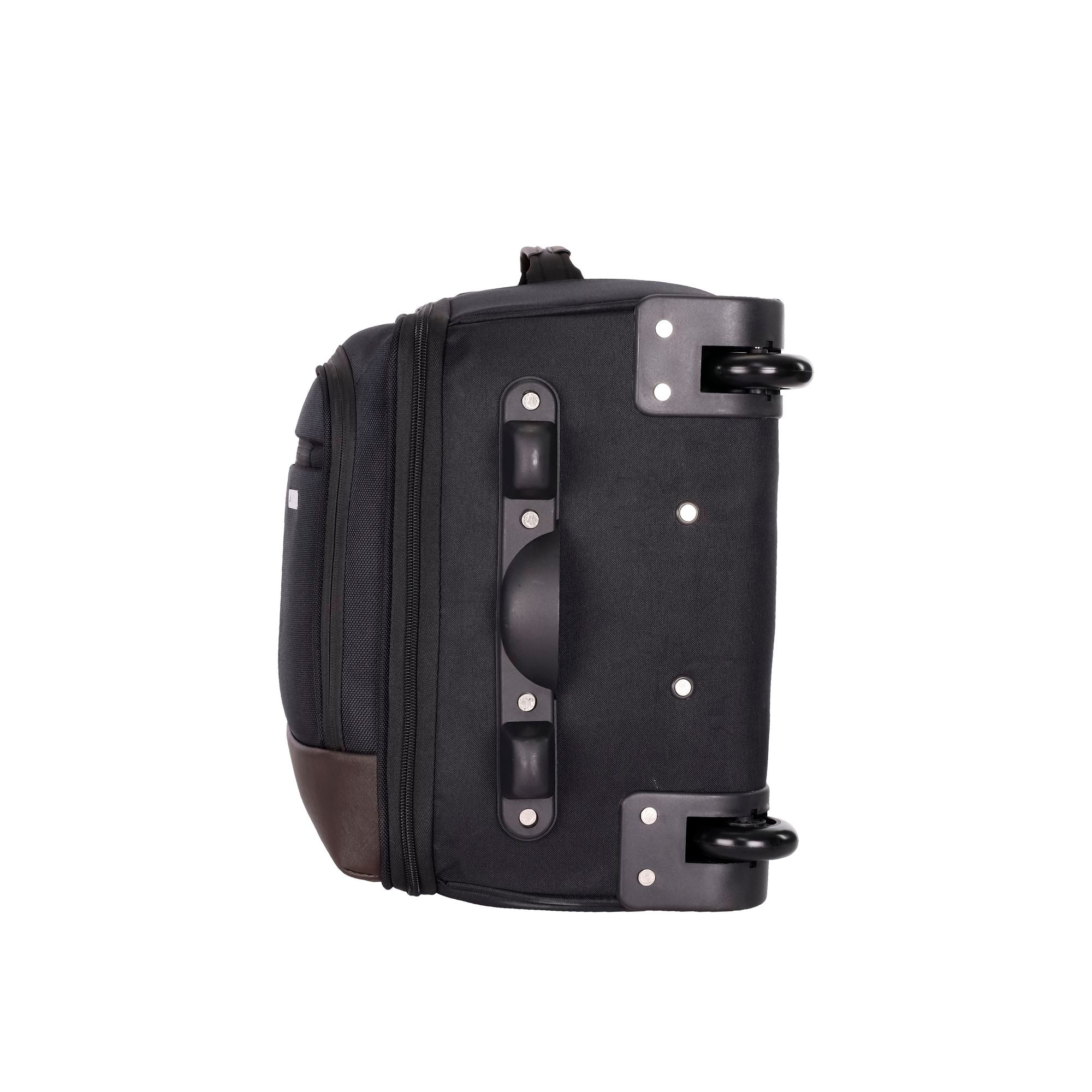 Pyramid Wheel Duffle Trolley Bag Black/Choco
