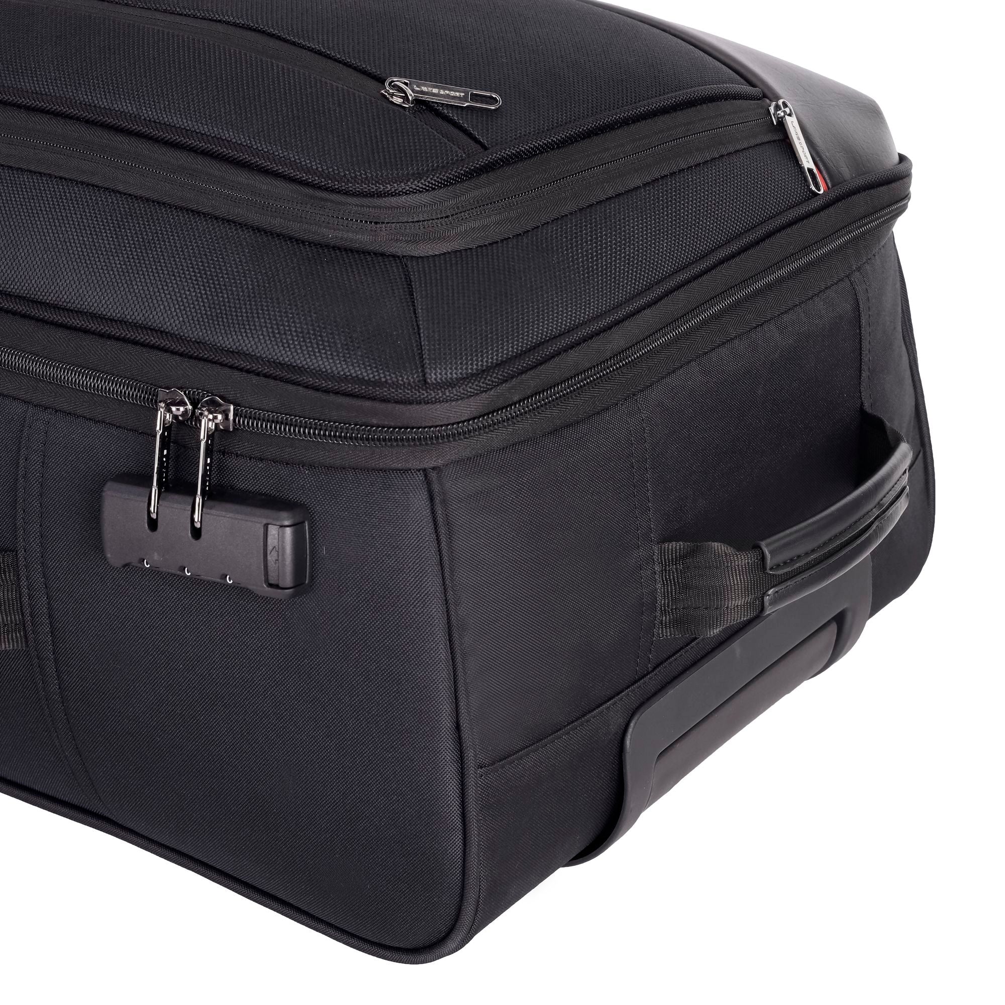 Pyramid Wheel Duffle Trolley Bag Black/Black