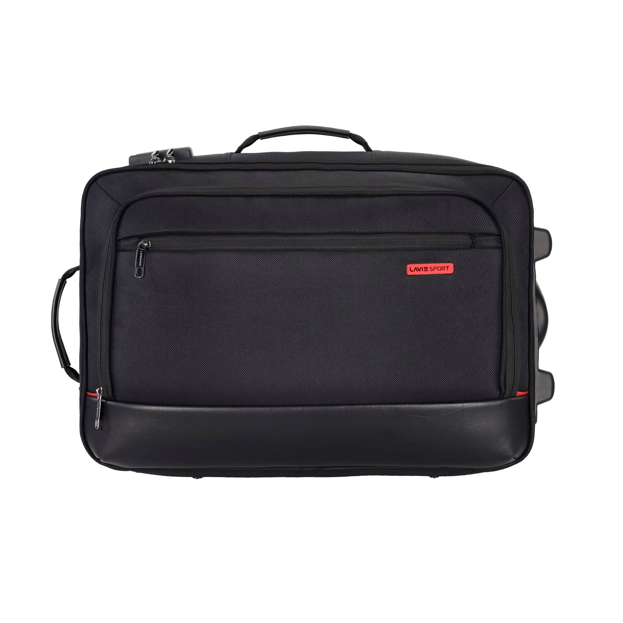 Pyramid Wheel Duffle Trolley Bag Black/Black