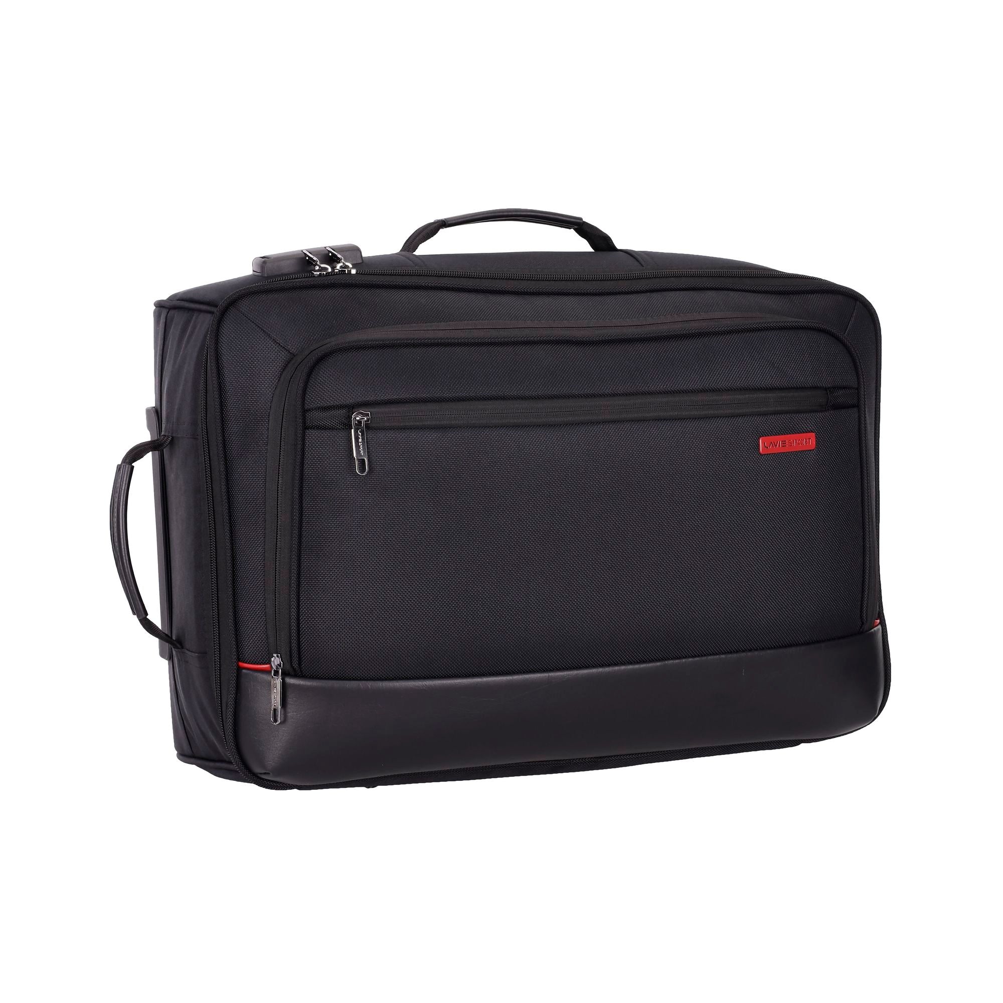 Pyramid Wheel Duffle Trolley Bag Black/Black