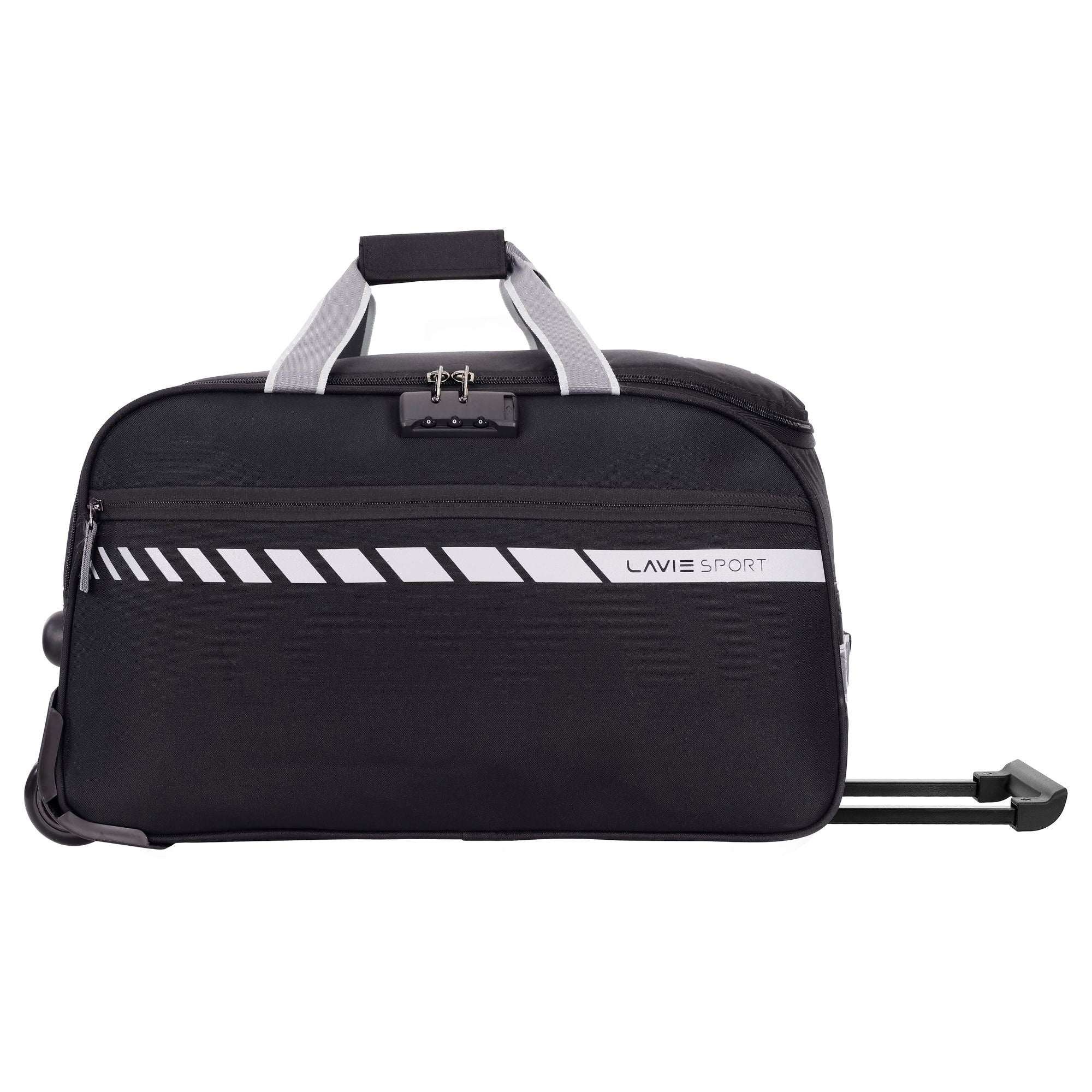 Pluto Combi Wheel Duffle Bag Trolley Black
