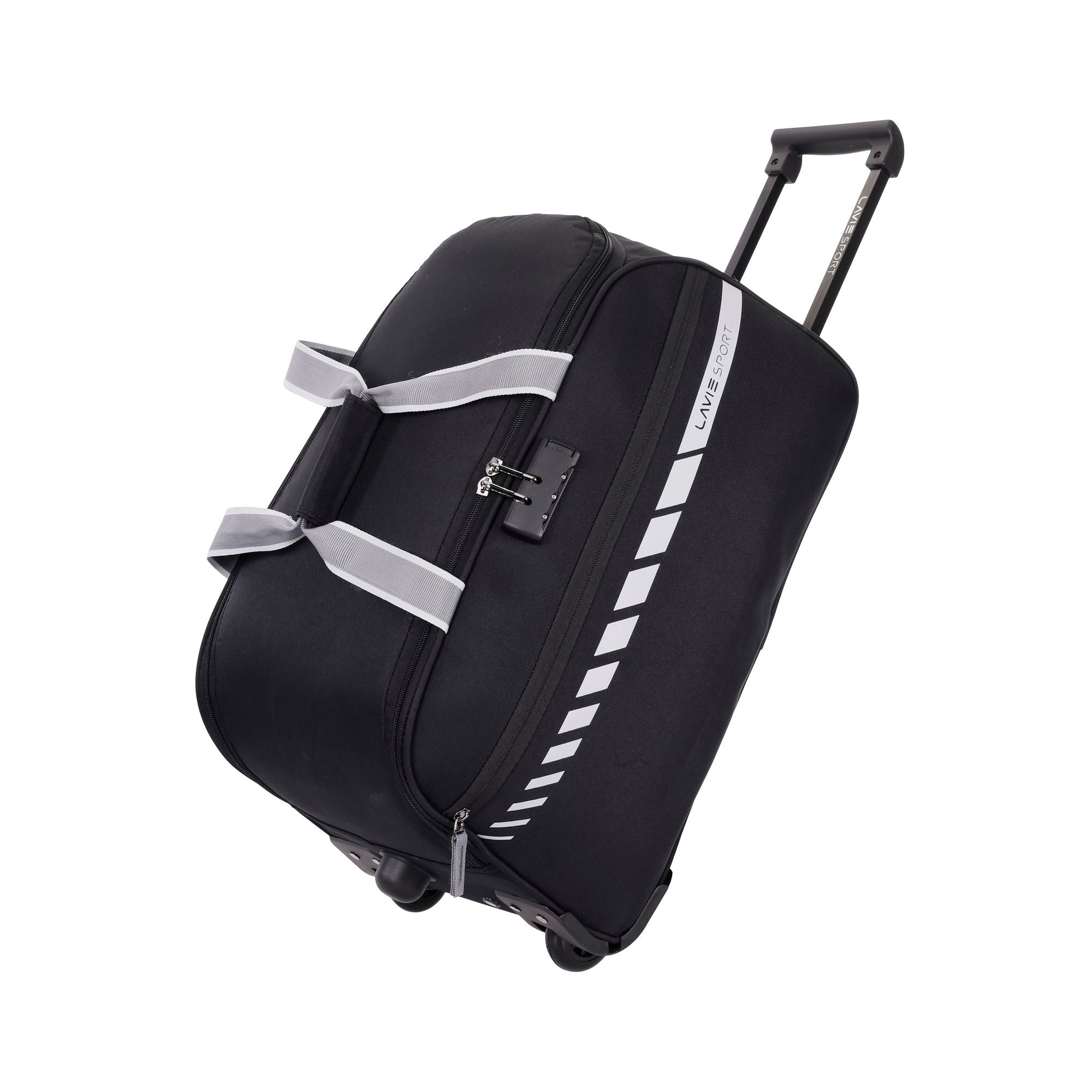 Pluto Combi Wheel Duffle Bag Trolley Black