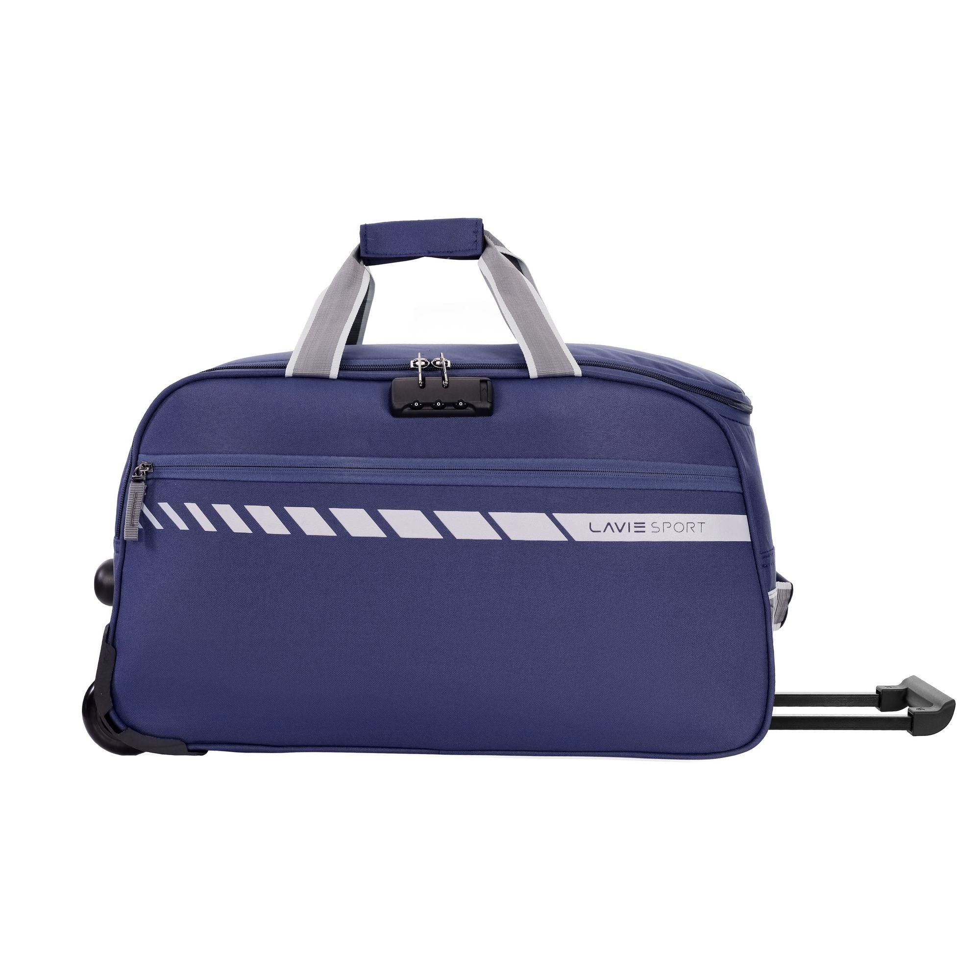 Pluto Combi Wheel Duffle Bag Trolley Navy