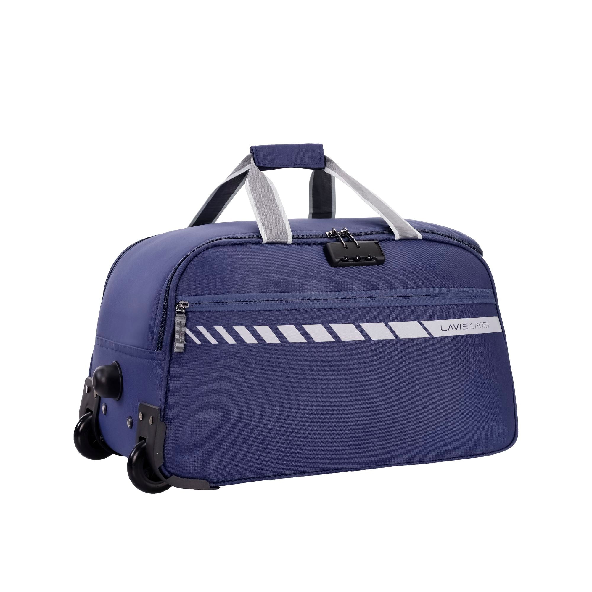 Pluto Combi Wheel Duffle Bag Trolley Navy