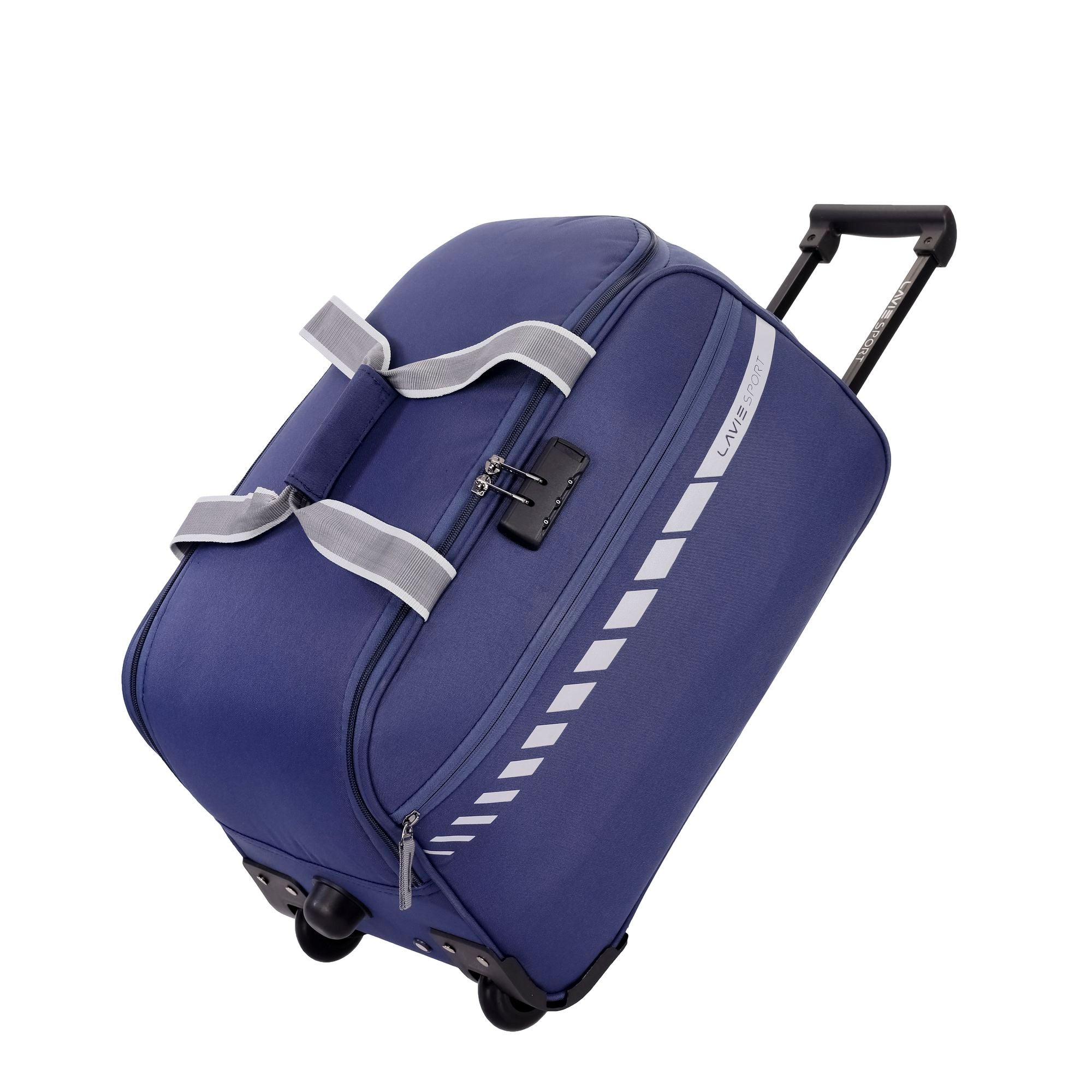 Pluto Combi Wheel Duffle Bag Trolley Navy