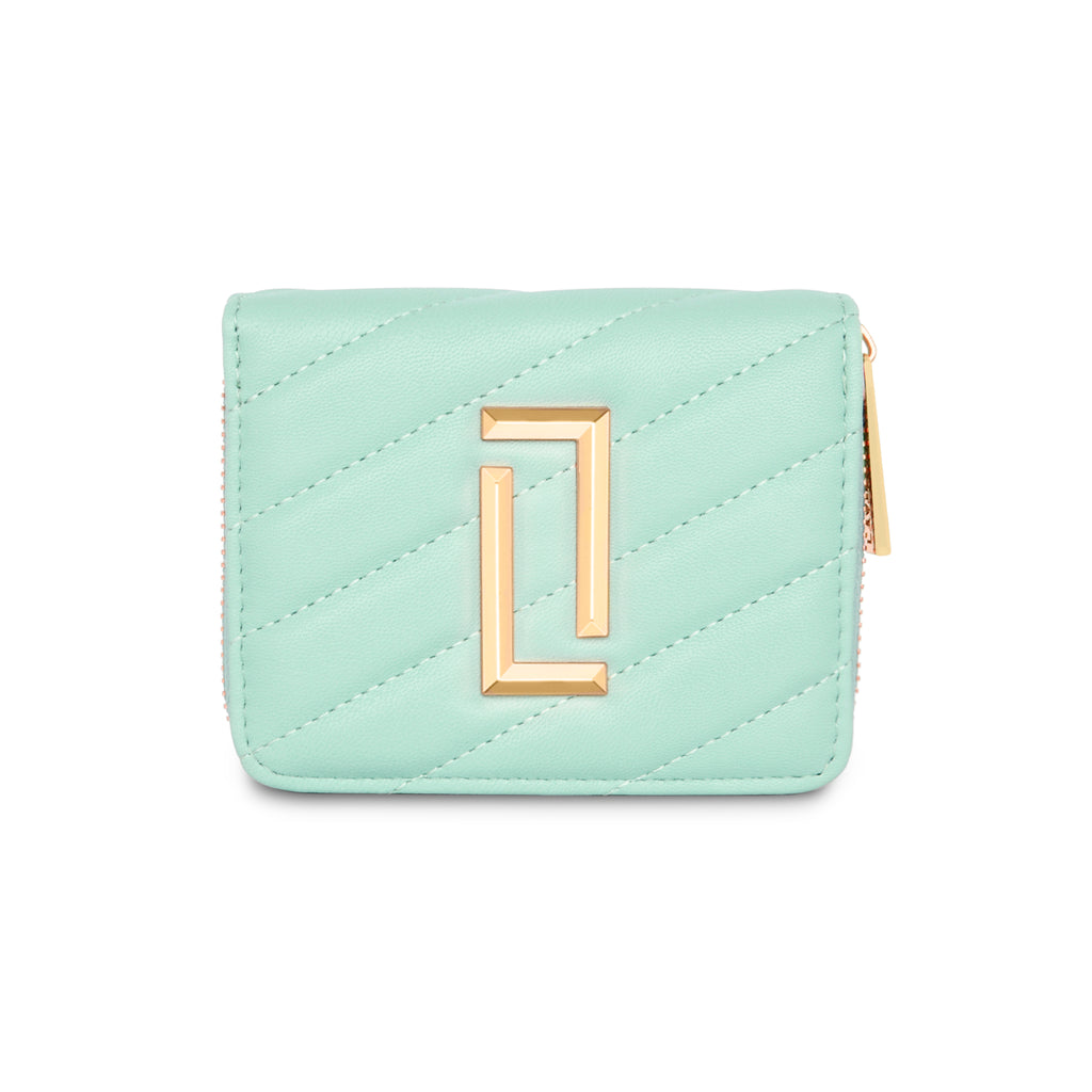 Lavie Luxe Mint Small Women's Diagonal Flap Wallet
