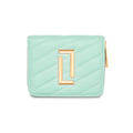 Diagonal Flap Small Mint Wallet