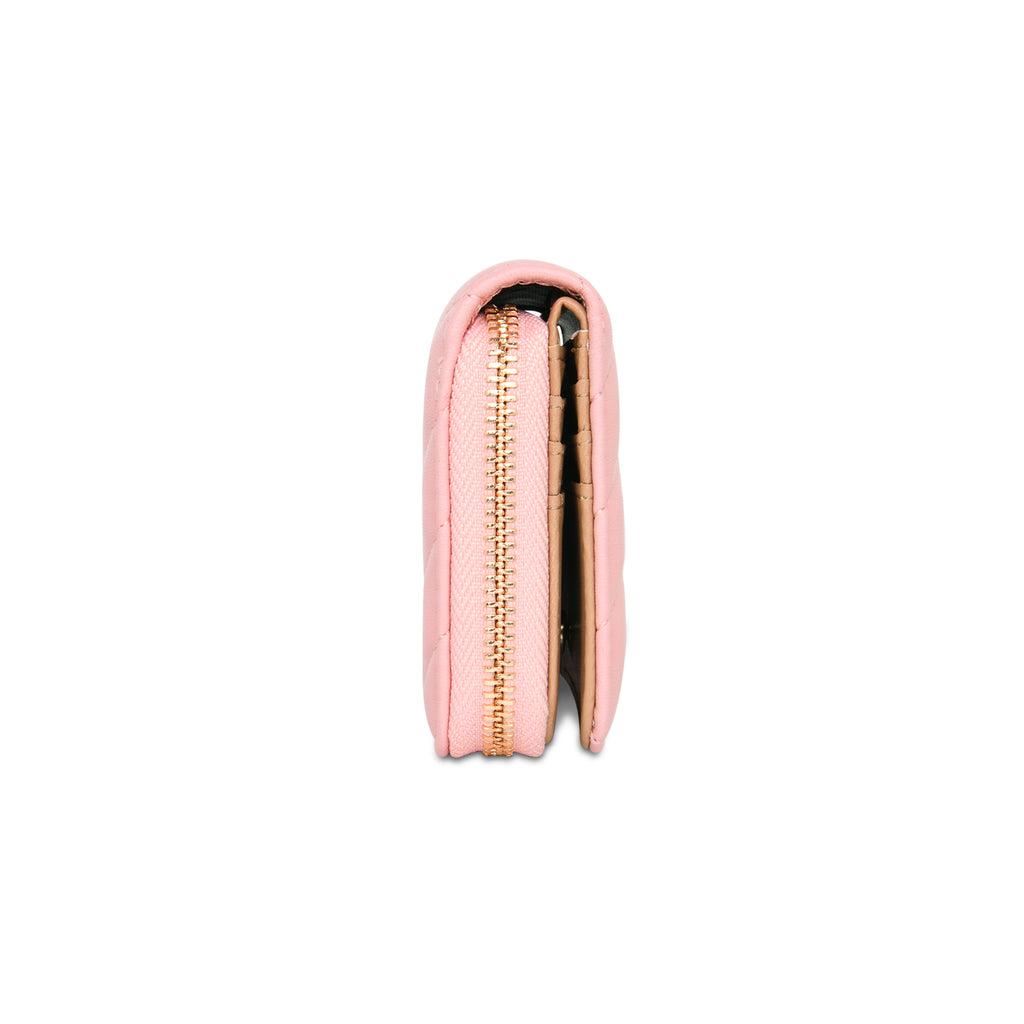 Lavie Luxe Light Pink Small Women's Diagonal Flap Wallet