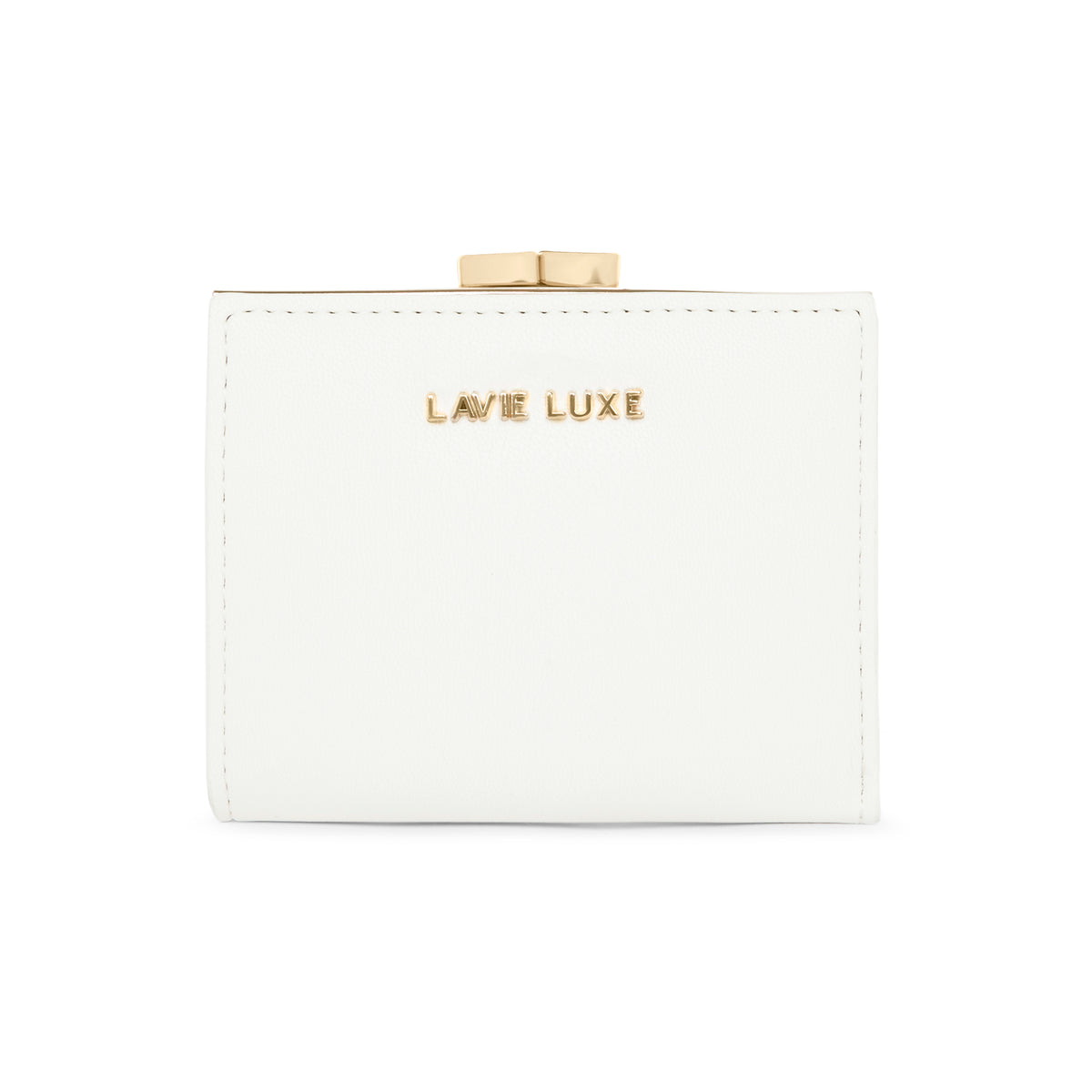 Lavie Luxe White Small Women's Frame Wallet