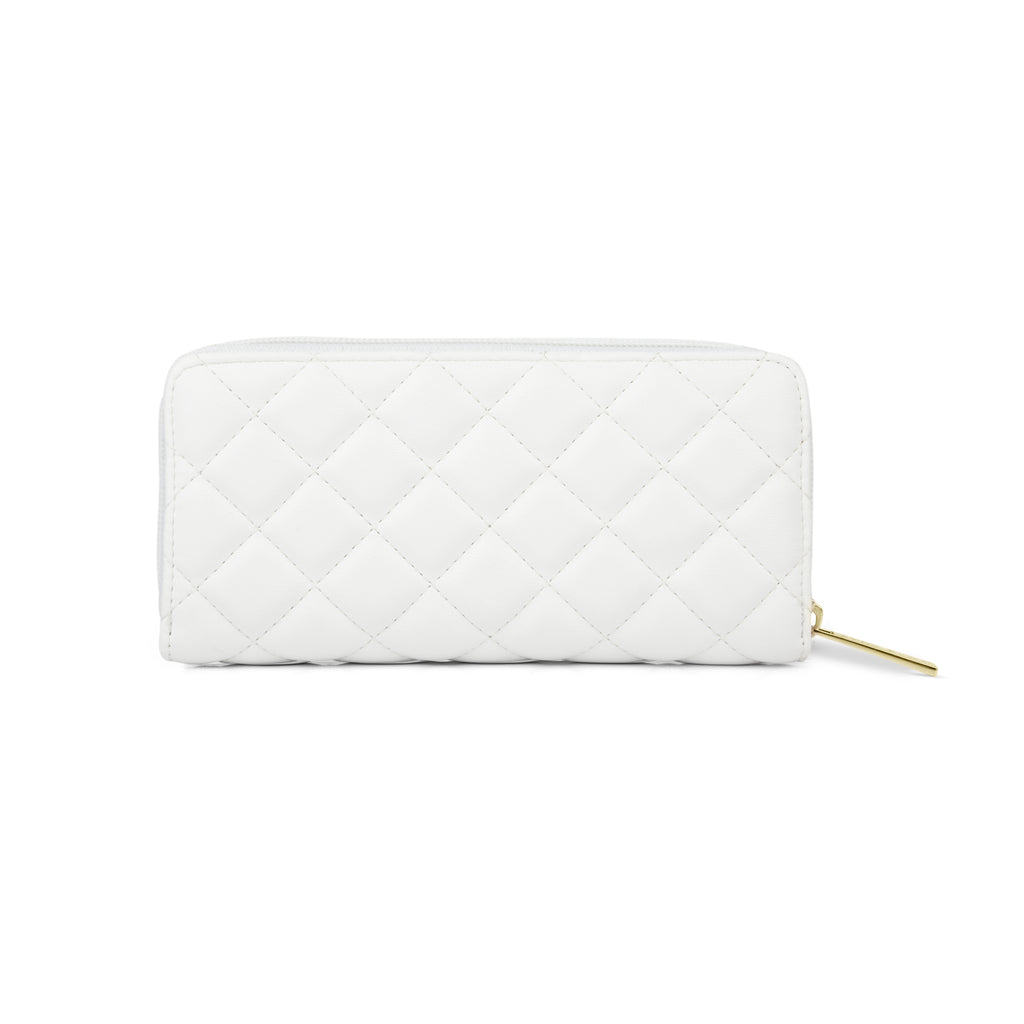 Lavie Luxe White Large Women's Diamond Bifold Wallet