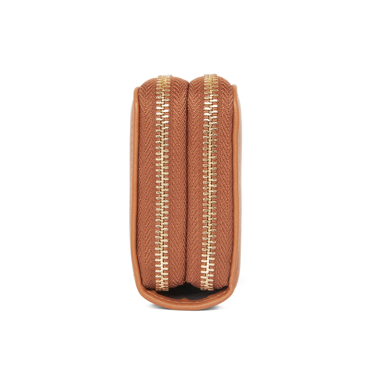 Lavie Luxe Tan Large Women's Dual Zip Wallet