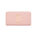 Dual Zip Large Light Pink Wallet