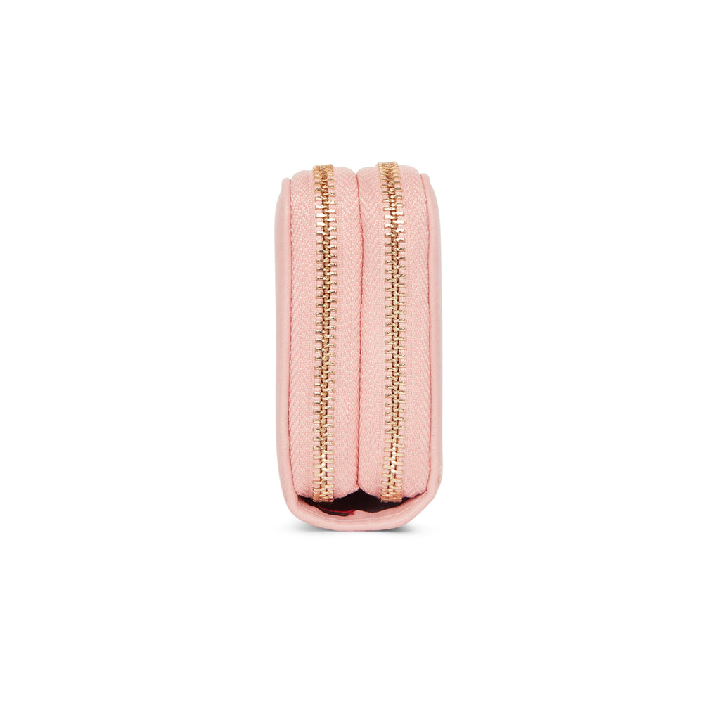 Lavie Luxe Light Pink Large Women's Dual Zip Wallet