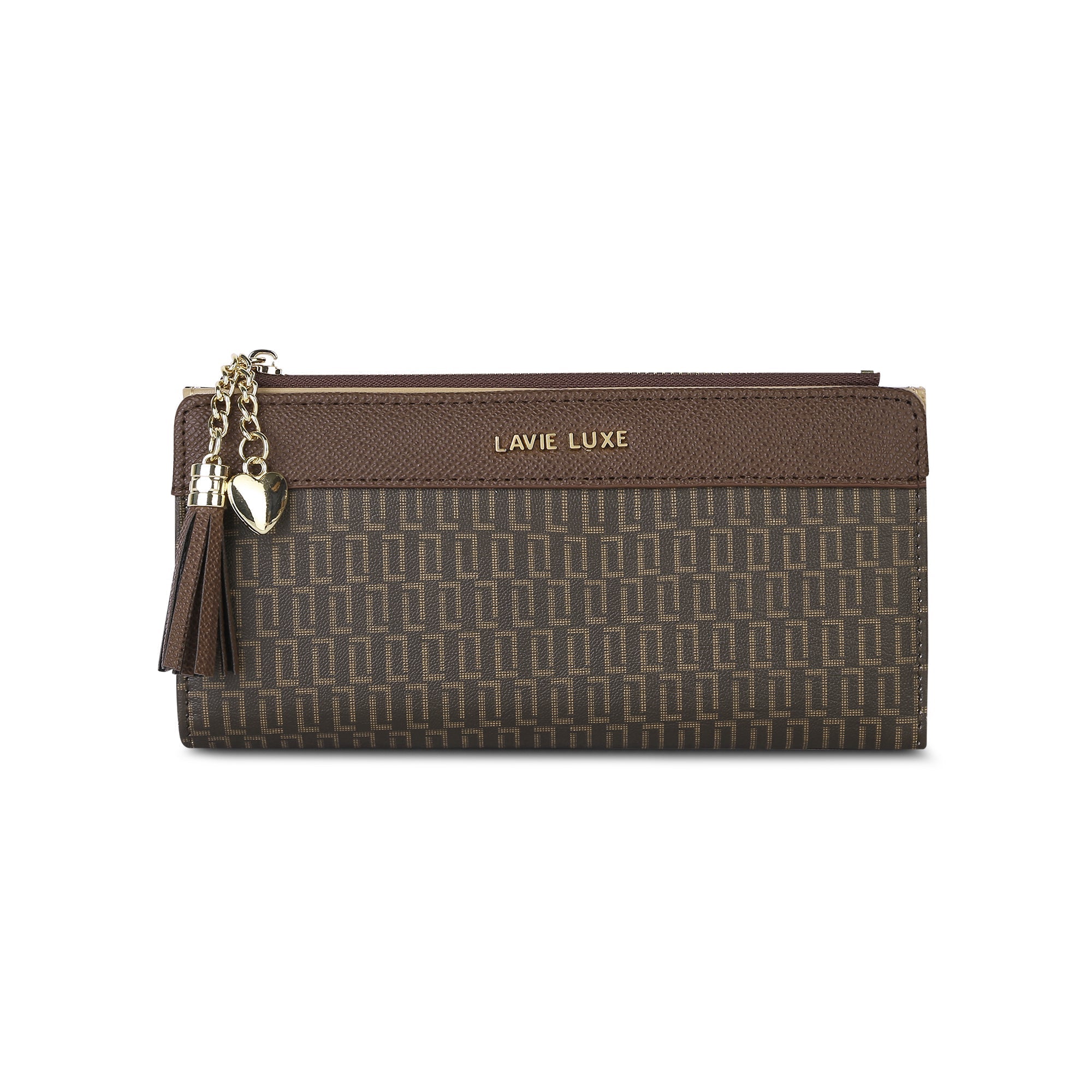 Mono Safain  Large Bifold Zip Wallet