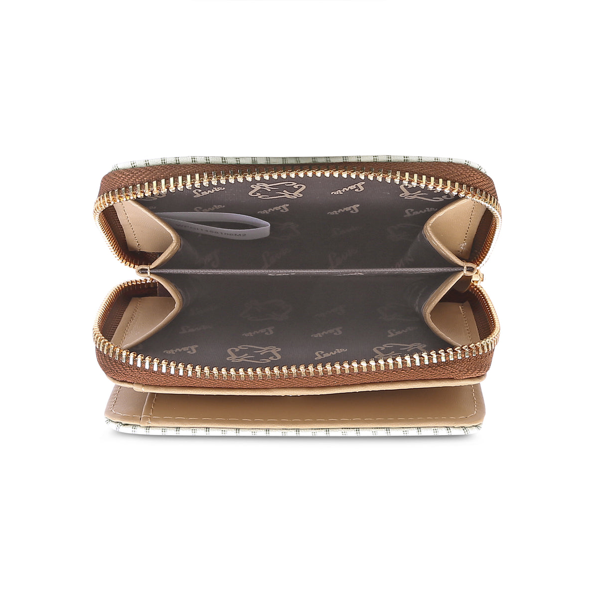 Lavie Luxe Mono Flap Off White Small Women's Wallet