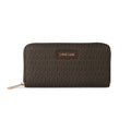 Mono Sacy Zip Around Large Choco Wallet
