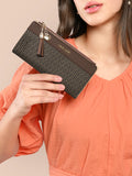 Mono Safain  Large Bifold Zip Wallet