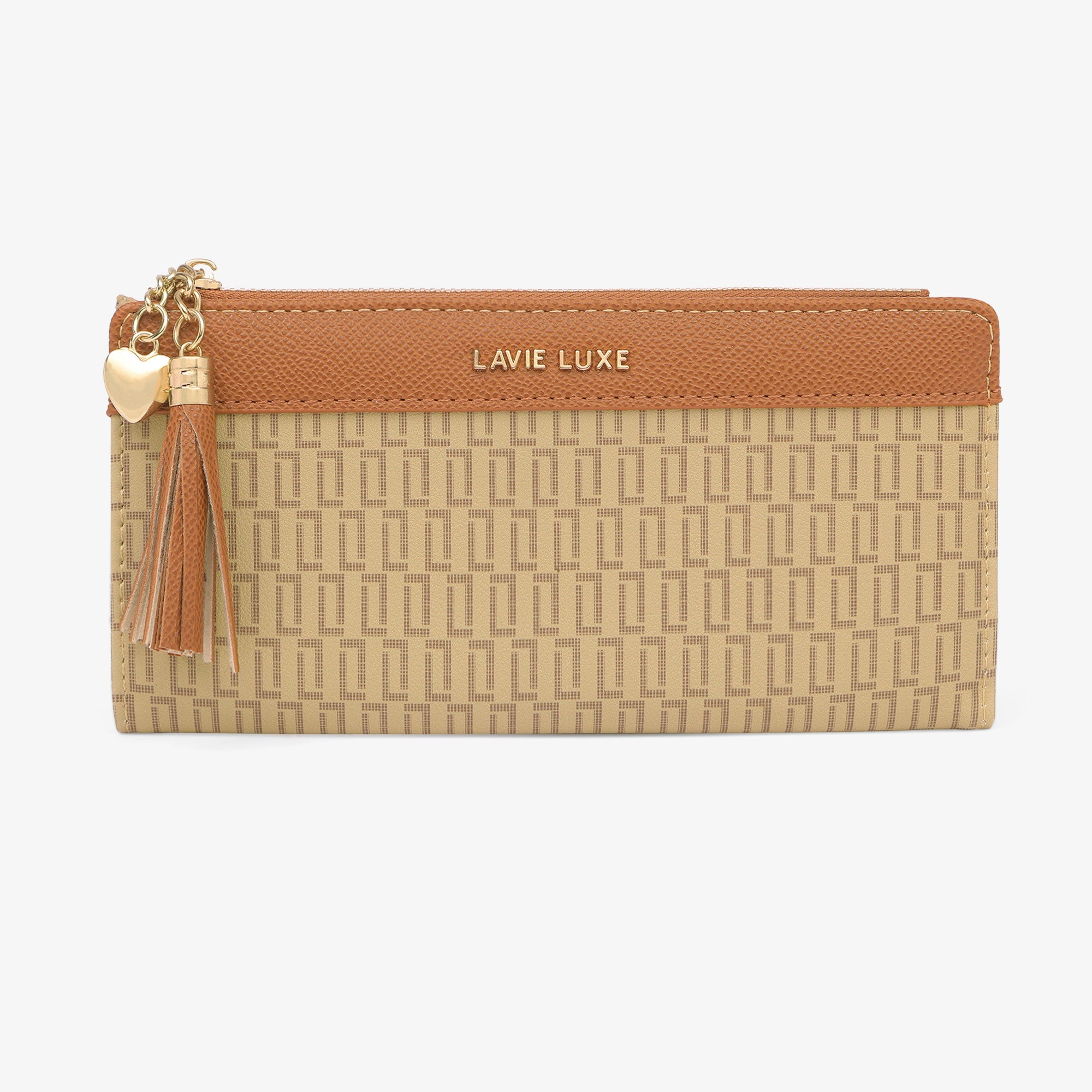 Mono Safain  Large Bifold Zip Wallet