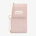 Ally Verticle Zip Large Pink Sling Bag