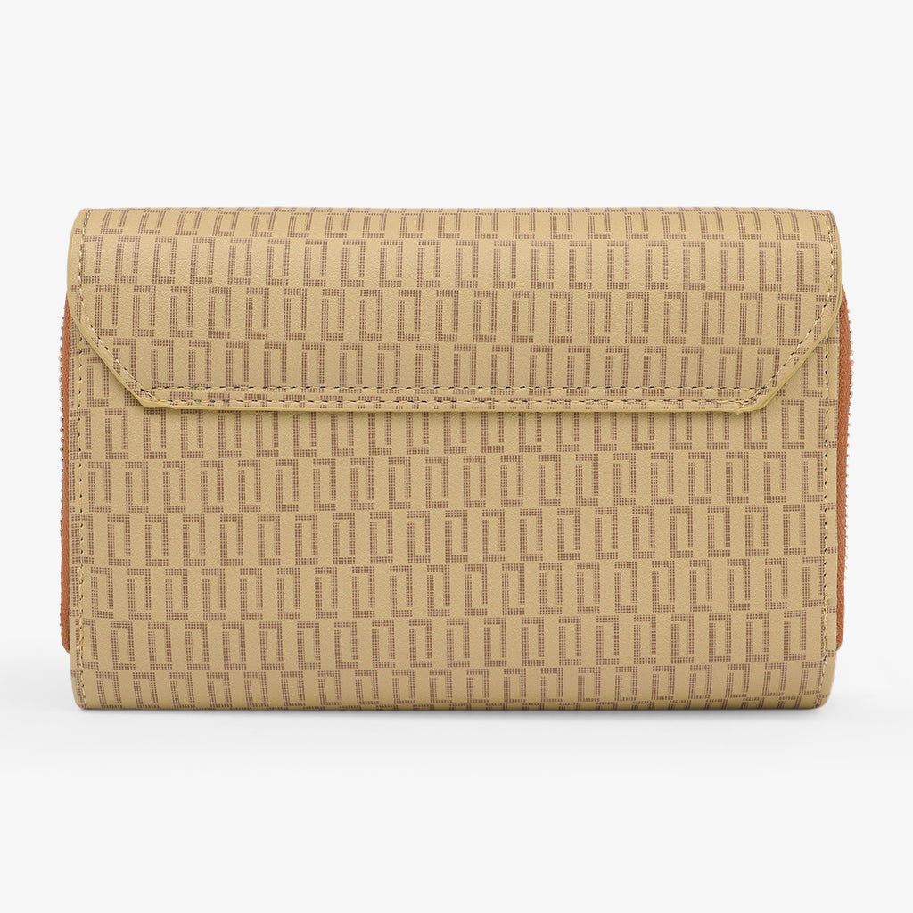 Lavie Luxe Sally Taupe Large Women's Sling Wallet
