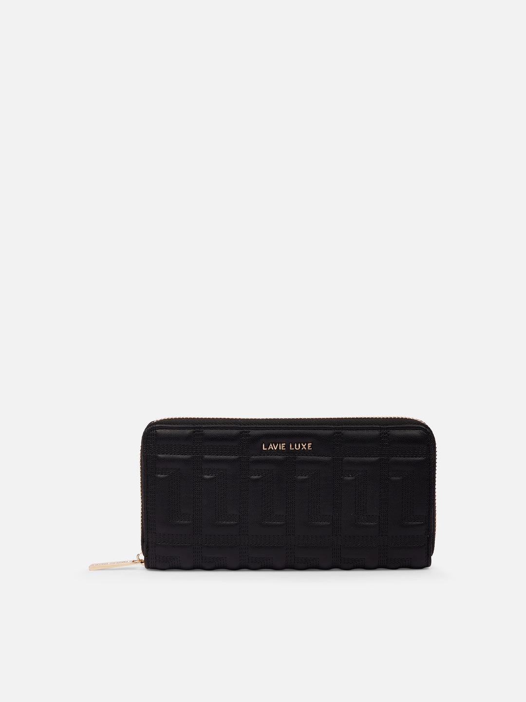 Quina Large Black Wallet