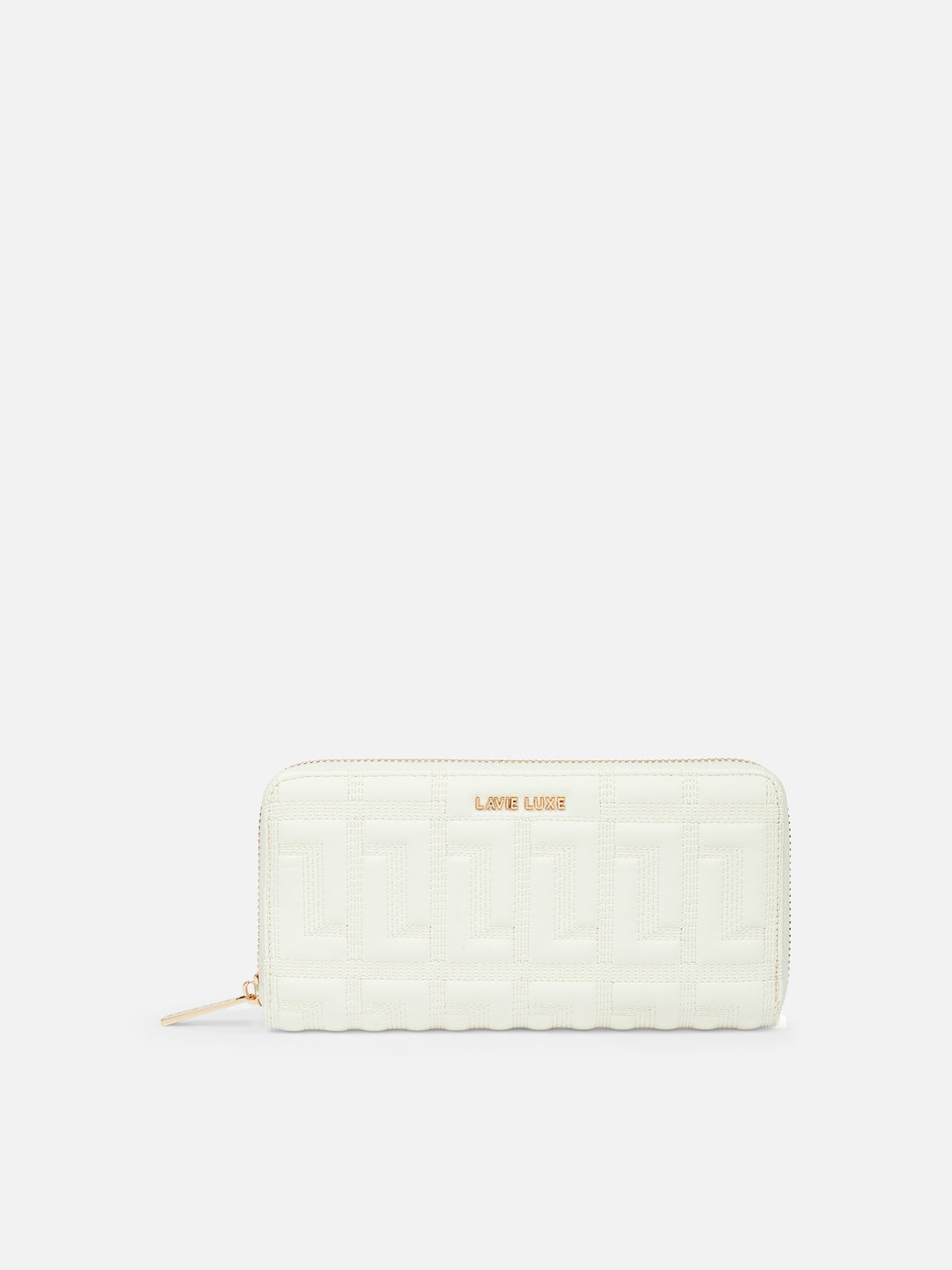 Quina Large White Wallet