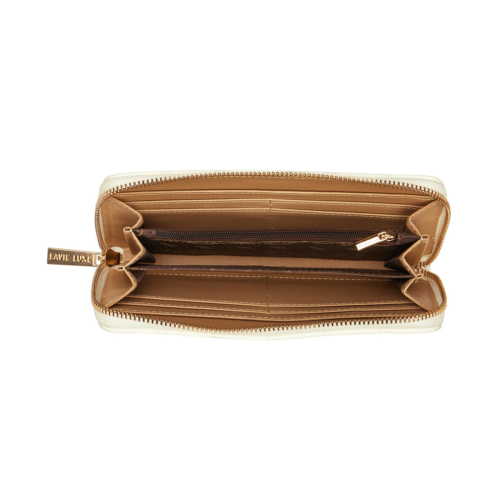 Lavie Luxe Quina White Large Women's wallet