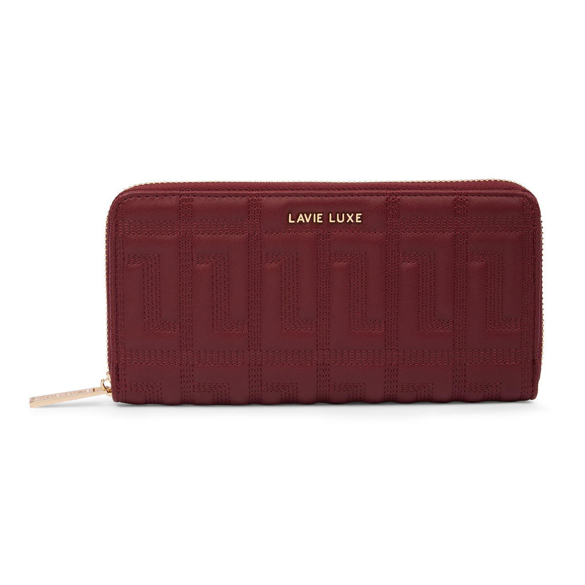 Lavie Luxe Quina Maroon Large Women's wallet