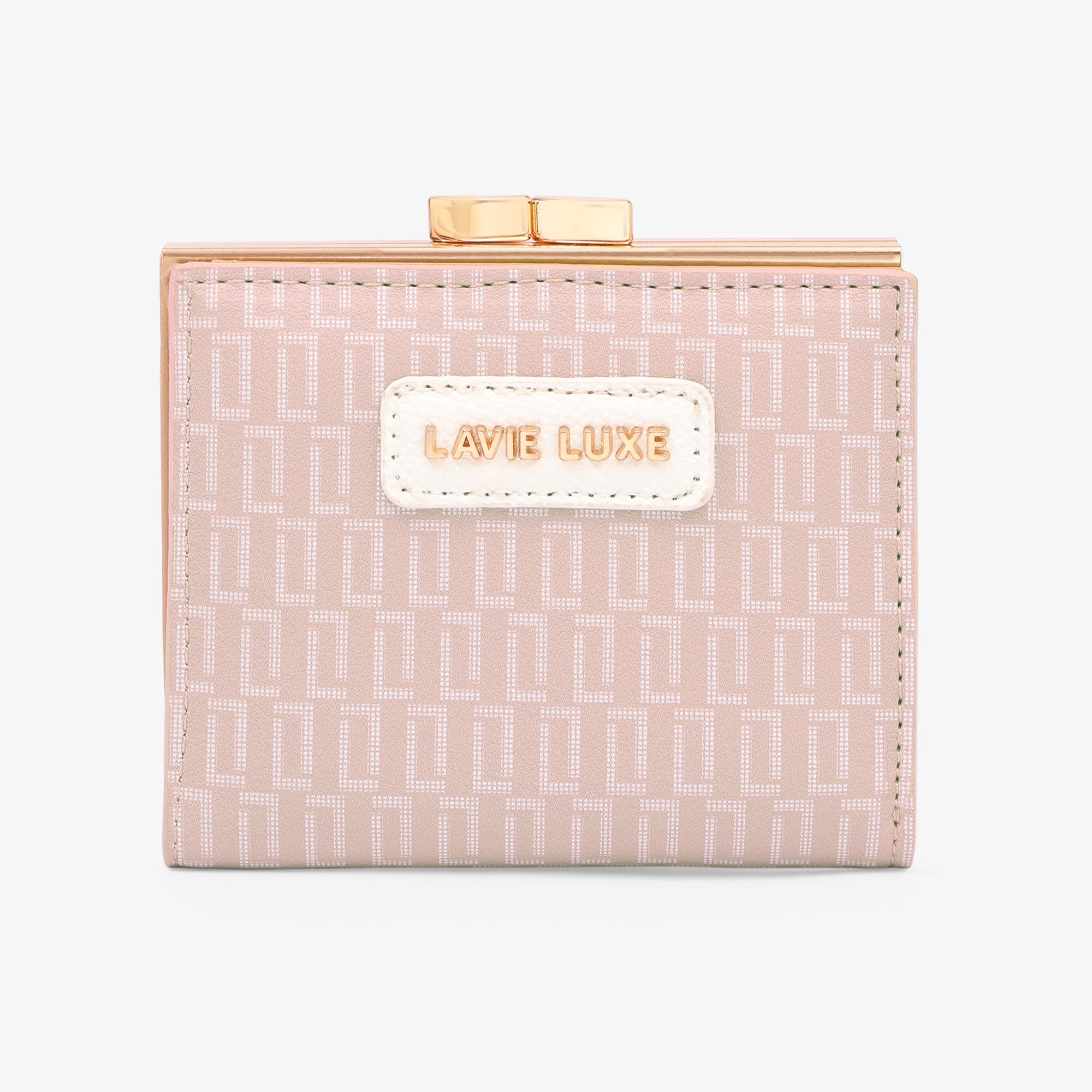 Lavie Luxe Mono Frame Pink Small Women's Wallet