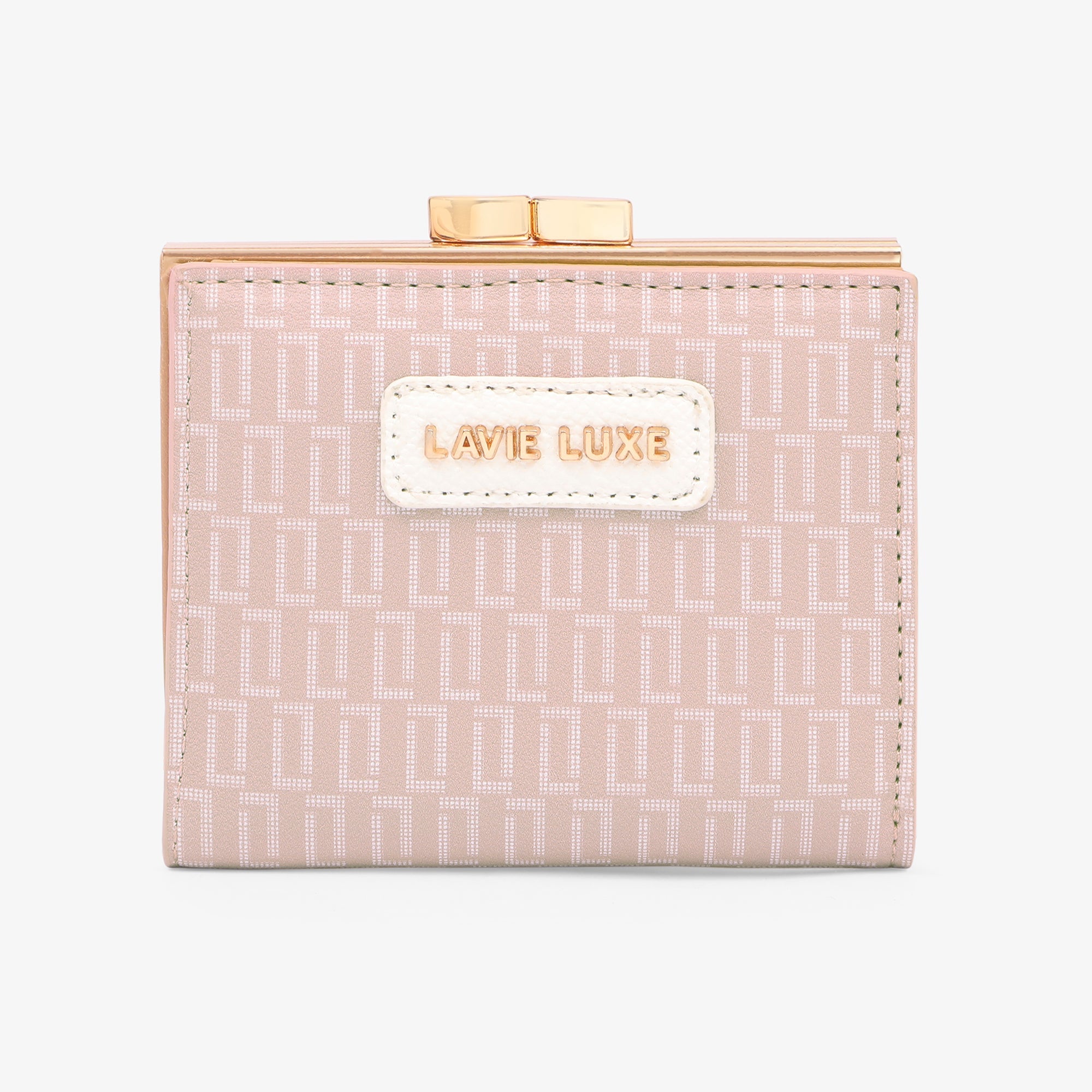 Lavie Luxe Mono Frame Pink Small Women's Wallet