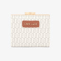 Mono Frame Small Off White Wallet