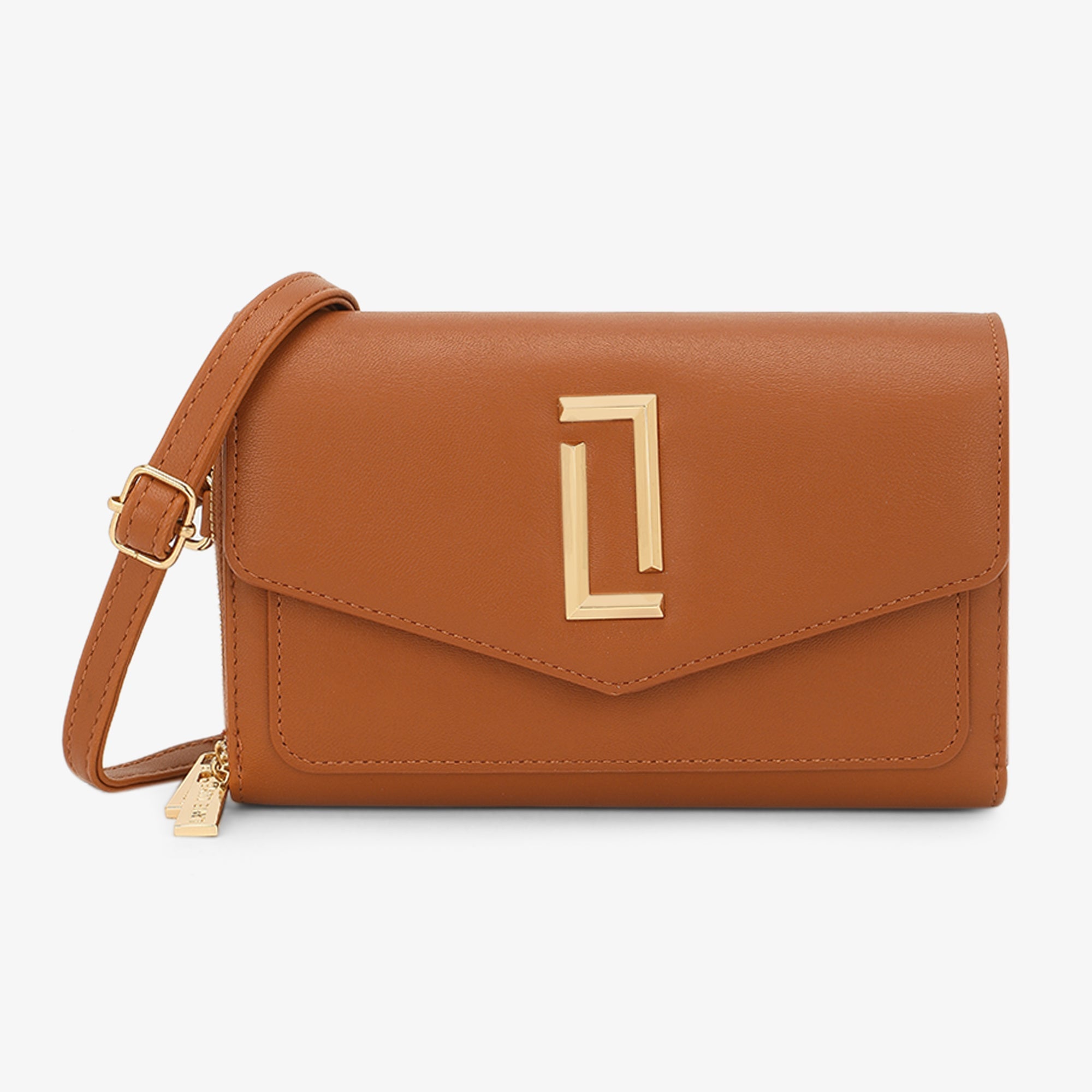Sally24  Large horizontal 2 zip wallet