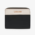flap Bifold Small Black Wallet