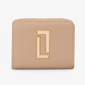flap Bifold Small Taupe Wallet