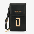 Ally24 verticle 3 comprtment Large Black Wallet