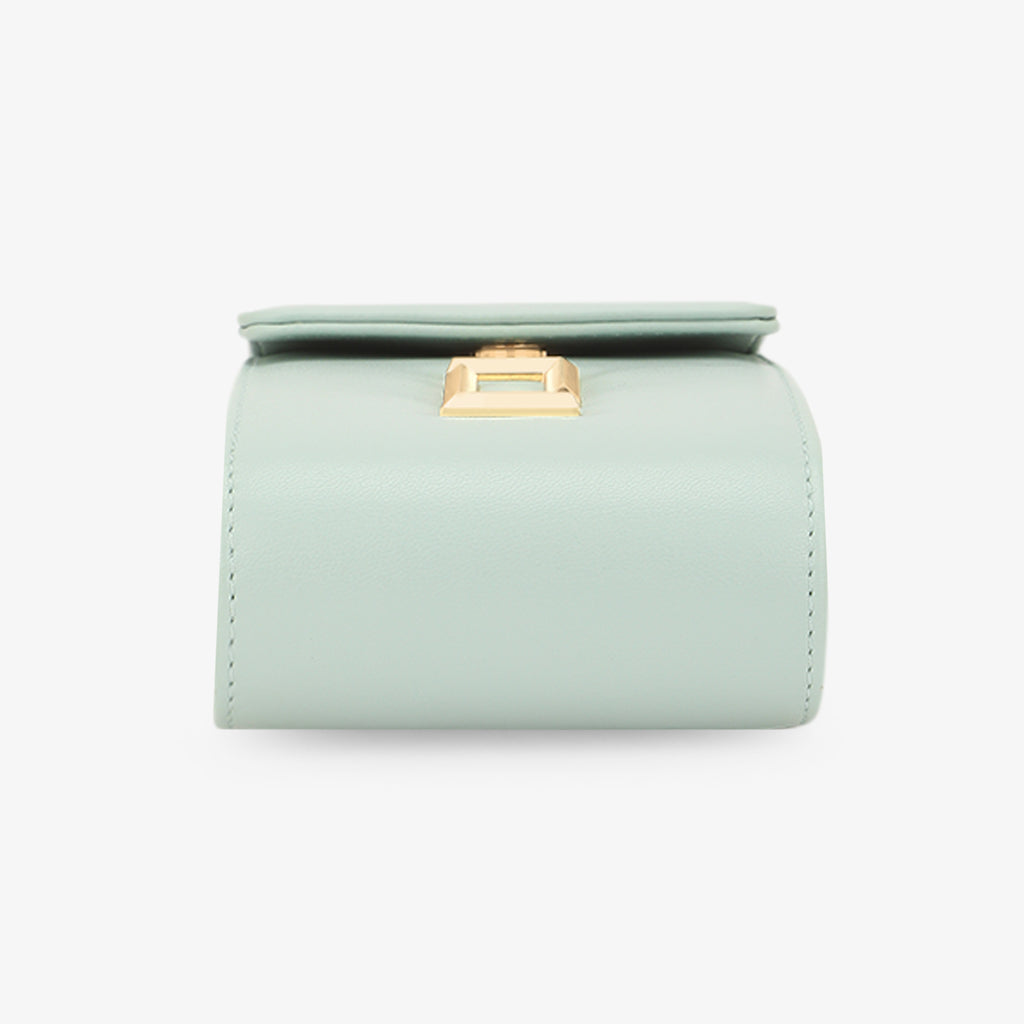 Lavie Luxe Ally24 verticle Mint Large Women's 3 comprtment wallet