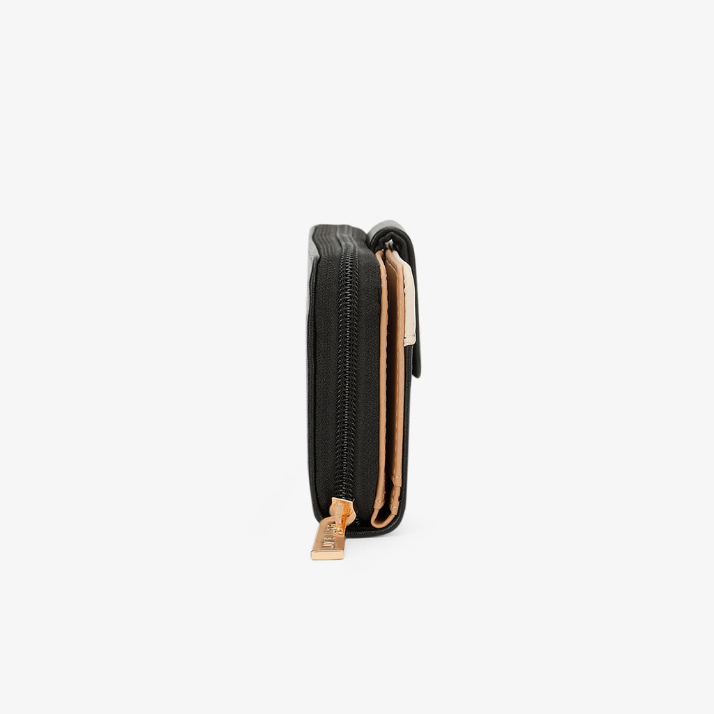 Lavie Luxe Mia 24 Black Large Women's bifold wallet