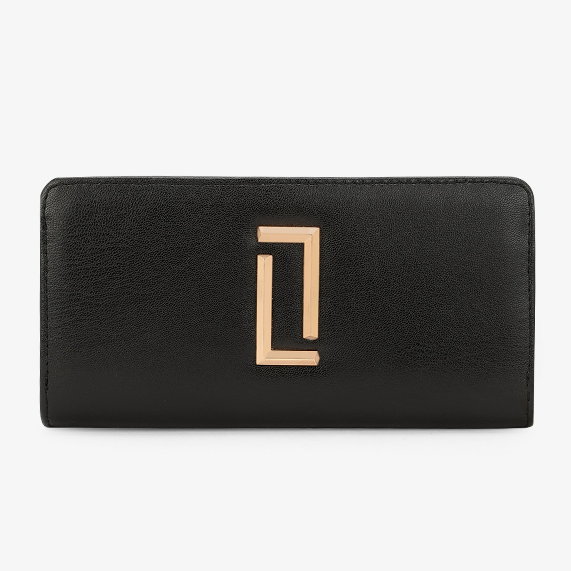 Lavie Luxe Mia 24 Black Large Women's bifold wallet