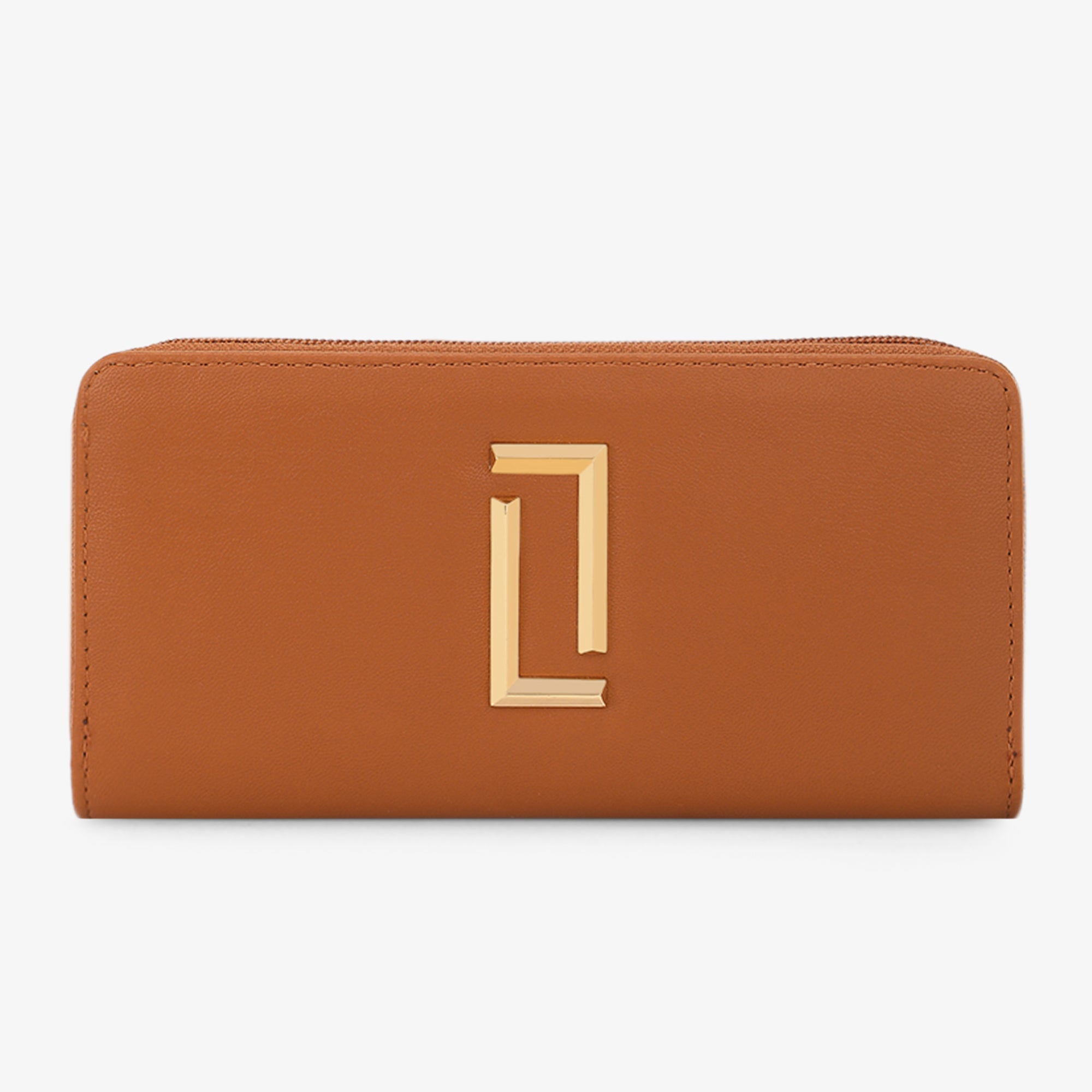Lavie Luxe Mia 24 Tan Large Women's bifold wallet