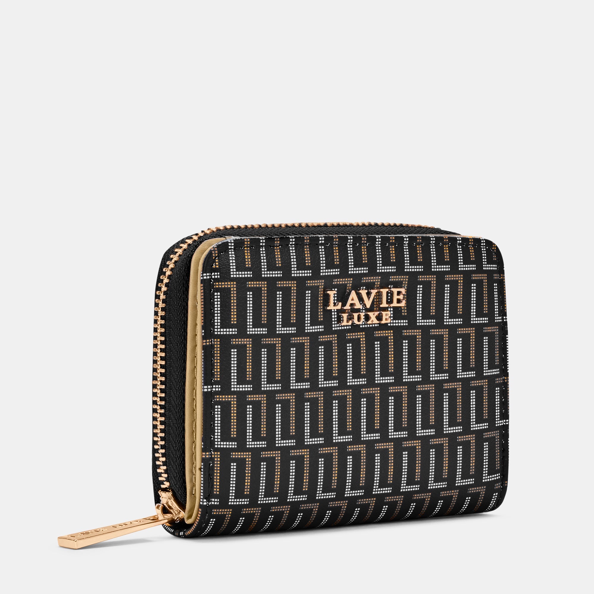 Mono Flap25 Small Zip Around Small Wallet