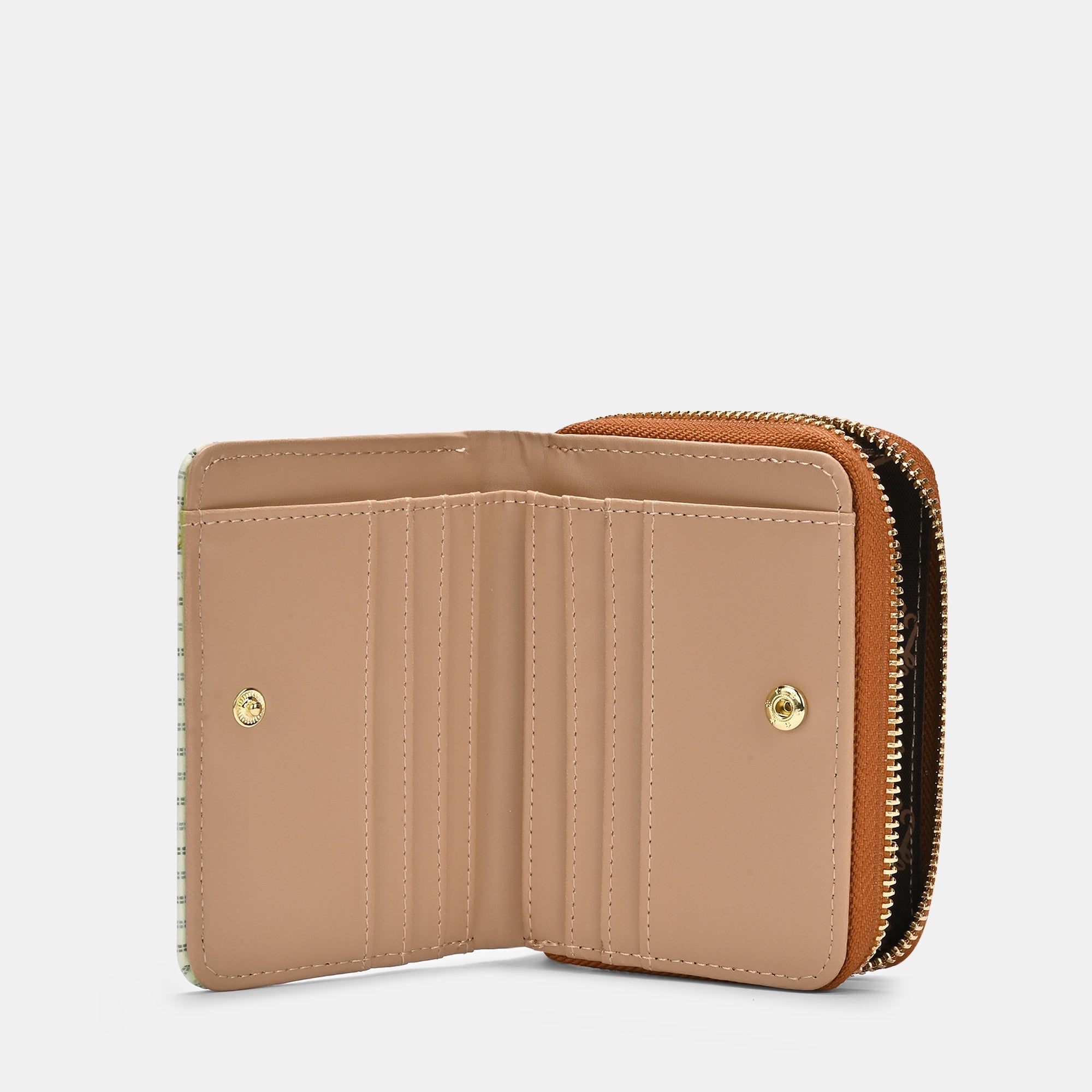 Mono Flap25 Small Zip Around Small Wallet