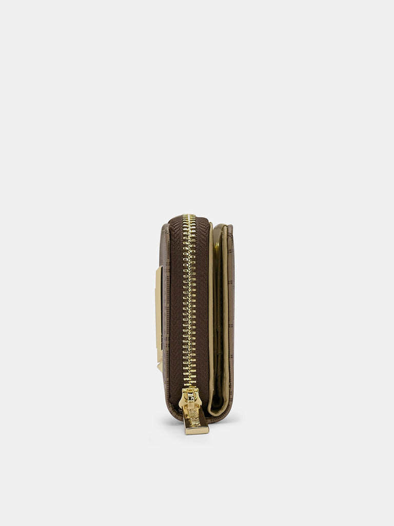 Mono Flap25 Zip Around Small Wallet